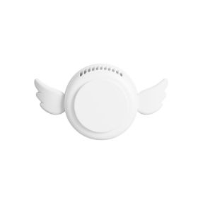 Creative Outdoor Hanging Neck Fan Big Wind Little Angel Mini Fan Portable Silent Fan Gift Customization