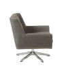 [Only support Drop Shipping Buyer] Nina Swivel Lounge Chair; Star Based Swivel