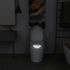 Smart Toilet U-Shaped LED Light Automatic Flush with Remote Control/Foot Sensor/Night Light