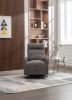 JiaDa Upholstered Recliner and Swivel Glider.Rocking Chair for Nursery in Misty Grey.Modern Style One Left Bag