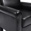 Accent Chairs; Comfy Sofa Chair; Armchair for Reading; Living Room; Bedroom; Office; Waiting Room; PU leather; Black