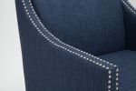 Trinity Navy Blue Accent Chair