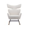 COOLMORE Fish Tail Living Room Comfortable Rocking Chair Living Room Chair