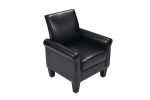 Accent Chairs; Comfy Sofa Chair; Armchair for Reading; Living Room; Bedroom; Office; Waiting Room; PU leather; Black