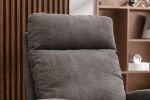 JiaDa Upholstered Recliner and Swivel Glider.Rocking Chair for Nursery in Misty Grey.Modern Style One Left Bag