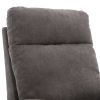 JiaDa Upholstered Recliner and Swivel Glider.Rocking Chair for Nursery in Misty Grey.Modern Style One Left Bag