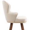 COOLMORE Swivel Bar Stools with Backrest Footrest ; with a fixed height of 360 degrees