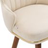 COOLMORE Swivel Bar Stools with Backrest Footrest ; with a fixed height of 360 degrees